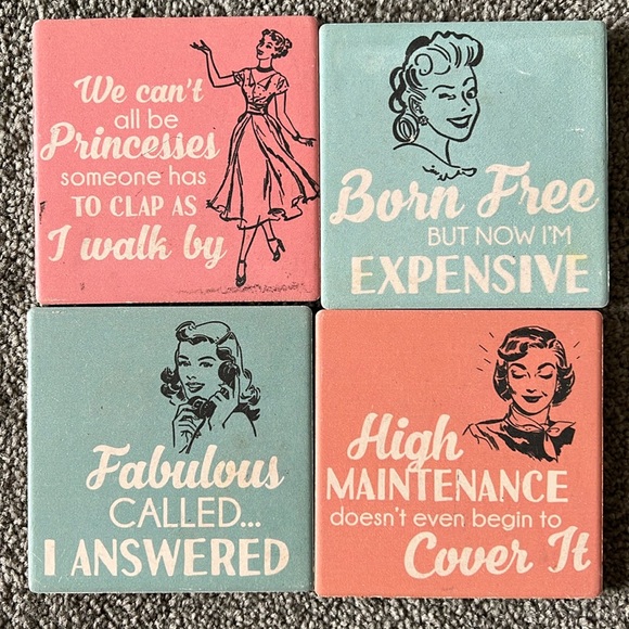 Diva drink coasters - Picture 1 of 1